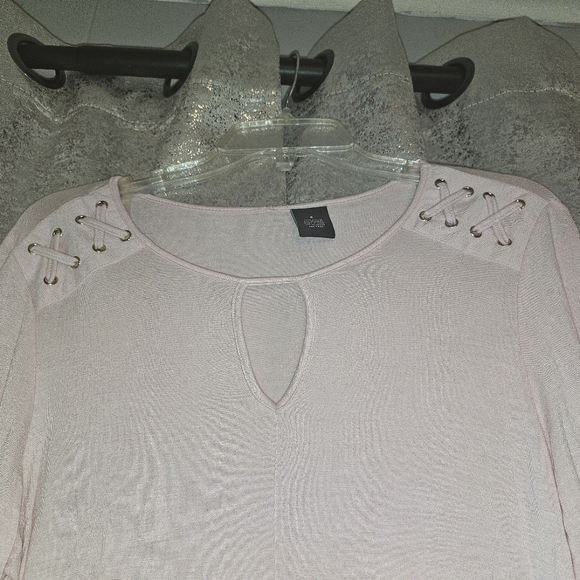 New direction pink long sleeve blouse NWT - Picture 4 of 6